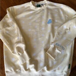 In The Soop polka dot sweatshirt